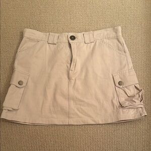 Princess Polly Beige Cargo Mini Skirt